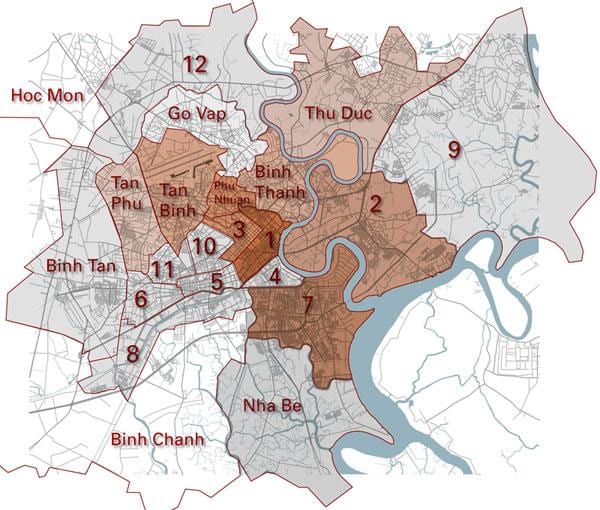 piirin kartta saigon