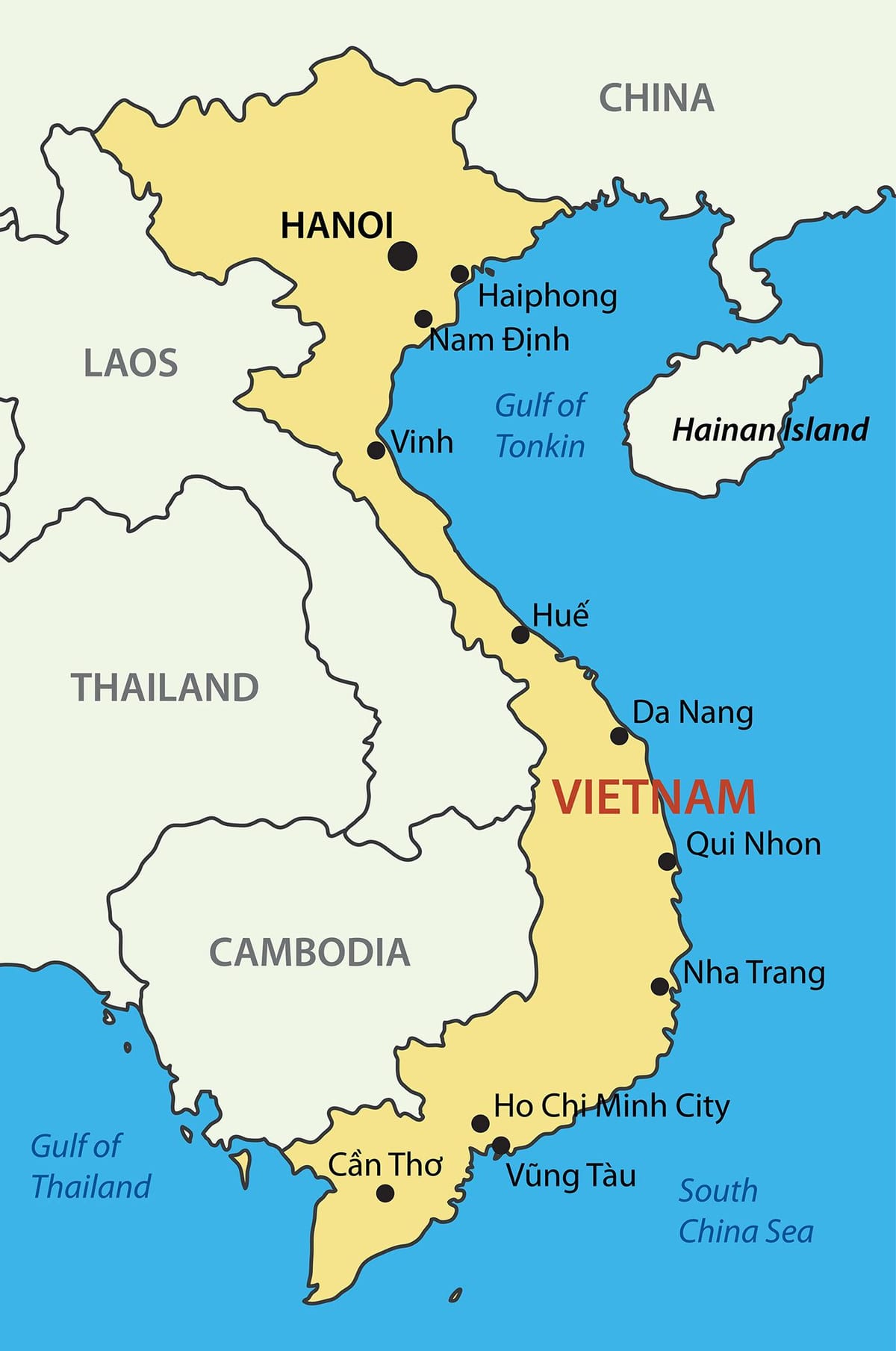 Kartta saigon, vietnam