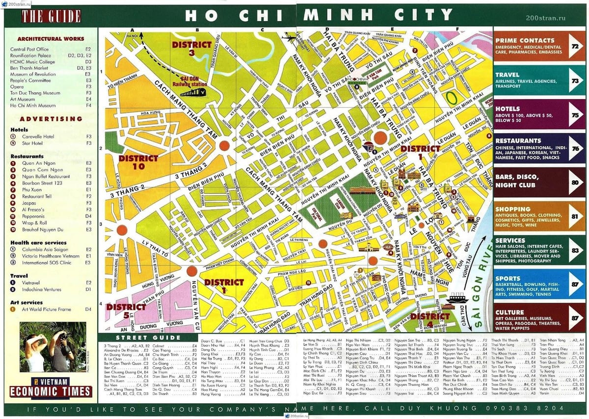 kartta ho chi minh vietnam